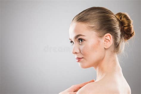 Beauty Woman Face Portrait Stock Photo Image Of Health Naked 115014252