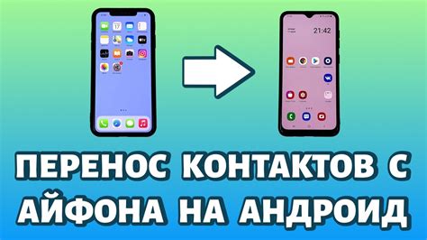 Как перенести контакты с Айфона на Андроид: Samsung, Xiaomi, Honor ...