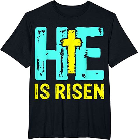 Deal Happy Easter Day He Is Risen Christian Easter T Shirts Tees Design