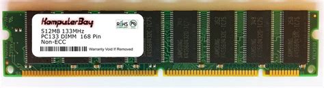 Komputerbay 512MB SDRAM DIMM 168 Pin 133Mhz PC133 FOR DFI AK74 EN