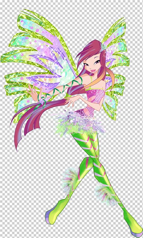 Flora floración roxy stella aisha winx diverso musa personaje de