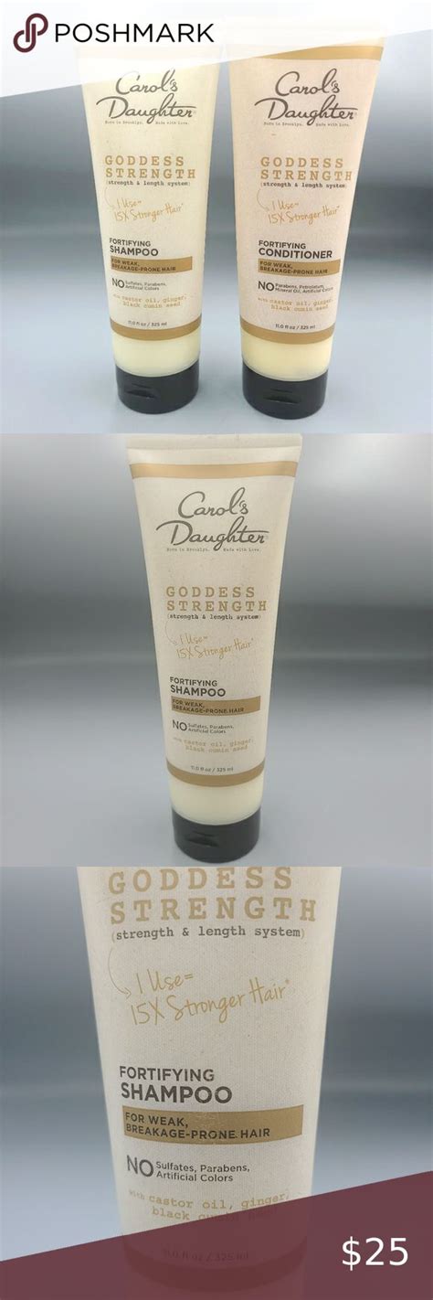 Carol S Daughter Goddess Strength Shampoo And Conditioner Carols