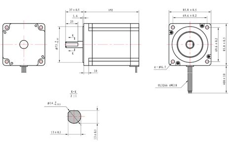 Silnik Krokowy 12 5Nm 6A NEMA 34 STEROWANIE CNC PL