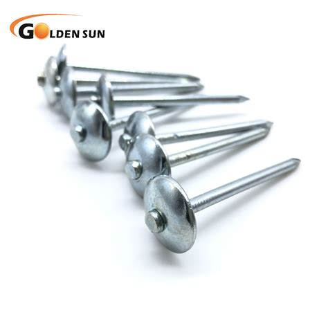 China Bwg X Inch Galvanized Umbrella Head Roofing Nails Factory And