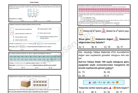 S N F Matematik Testleri Pdf Ndir Ndir Sayfa