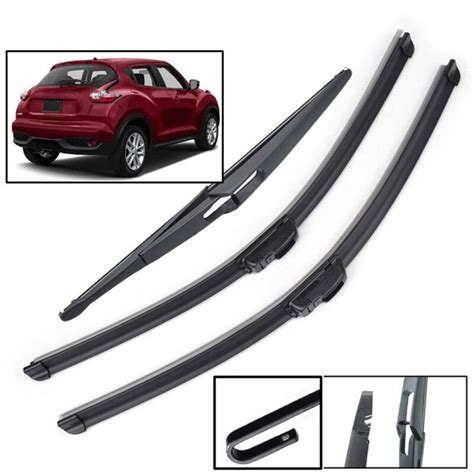 Pcs Front Rear Windshield Wiper Blades Set For Nissan Juke F