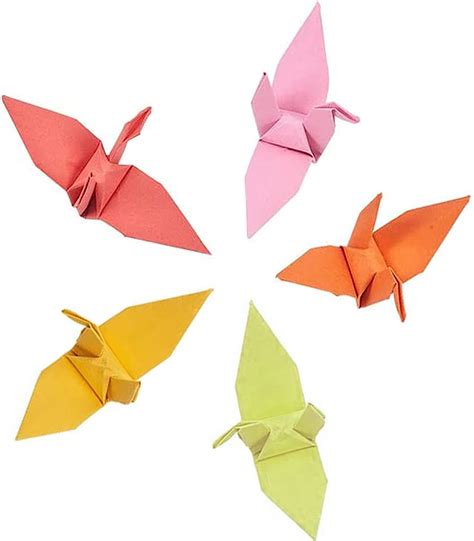 50 StüCk Origami Papierkrane Origami Papierkraniche Regenbogen Origami