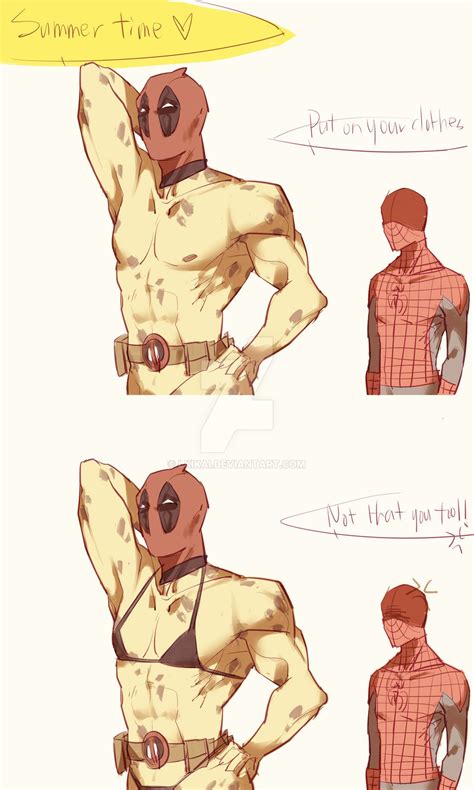 On Deviantart Spideypool