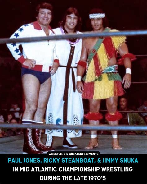 wrestlings   late  paul jones ricky steamboat  jimmy