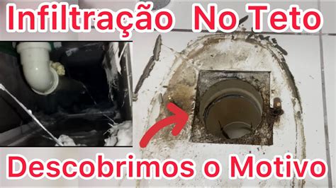 Vazamento Infiltra O Em Teto De Gesso E Lajes Vaso Sanit Rio Vazando