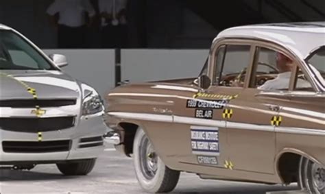 Chevrolet Bel Air 1959 Vs Chevrolet Malibu 2009 En Crash Test