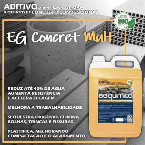 Aditivo Acelerador De Secagem Para Art Cimento Concret Lt Egquimica Eg