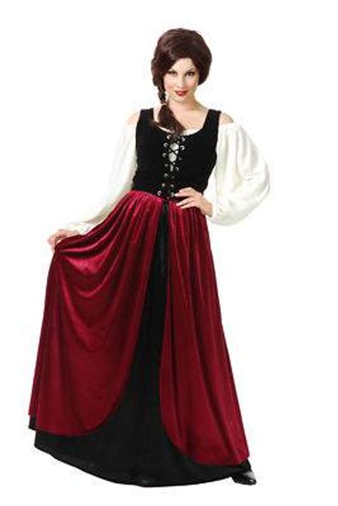 Tavern Maid Wench Adult Womens Renaissance Costume M Costumeville