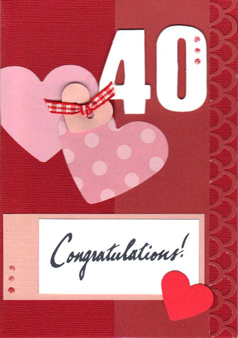 Chickadee Cards: 40th Anniversary Card