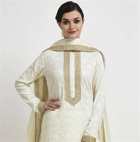 Amazing Kurti Neck Designs With Lace And Borders Bling Sparkle