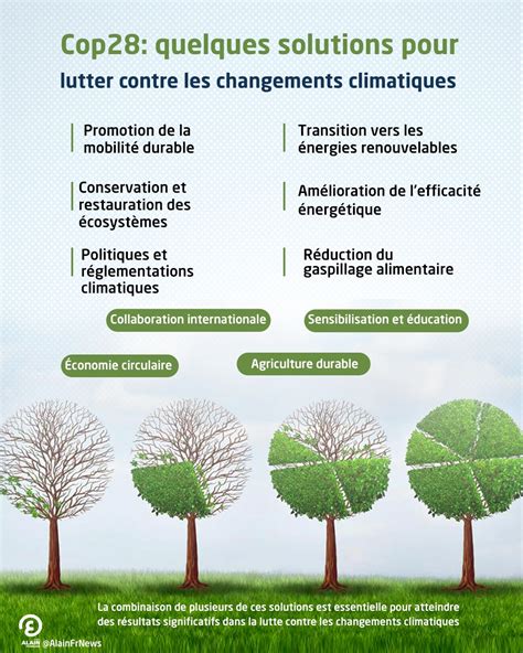 INFOGRAPHIE Cop28 Quelques Solutions Pour Lutter Contre Les