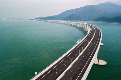 Hong Kong Zhuhai Macau Bridge Tunnel Depth