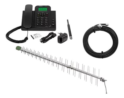 Kit Celular Rural G Cfw Antena Celular Cabo Descida M