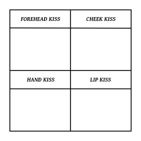 Blank Kiss Meme by kreazea on DeviantArt | Kiss meme, Cheek kiss ...