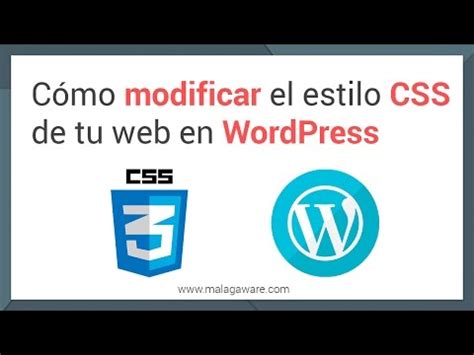 Gu A R Pida C Mo Aplicar Css En Wordpress Coloreshtml