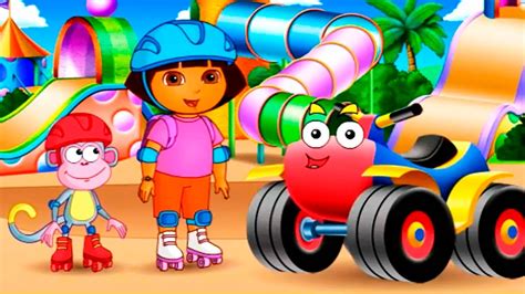 Dora The Explorer Doras Great Roller Skate Adventure Youtube