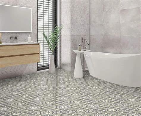 Vinyl Flooring Sheet in Moroccan Tile Pattern for Kitchens and - Etsy