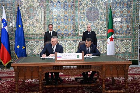 Algérie Slovénie signature de plusieurs accords de coopération