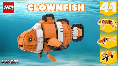 Clownfish Lego 31129 Digital Build Youtube