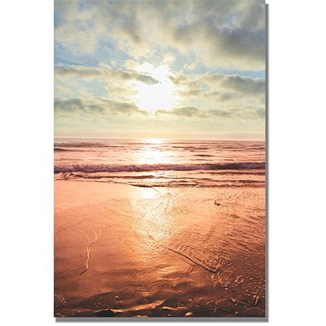 Trademark Fine Art Beach Reflections Canvas Wall Art By Ariane