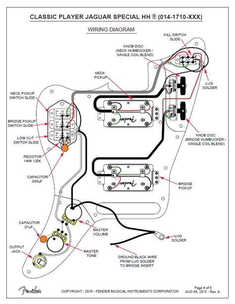 Fender Squier Jaguar Wiring Diagram