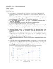 Equilibrium Post Lab Questions Docx Equilibrium Post Lab Question