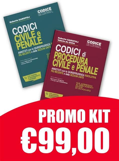 Kit Codici Esame Avvocato Codice Civile E Penale Codice Procedura