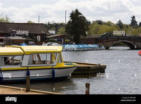 River boats in Wroxham - Norfolk Broads Stock Photo - Alamy