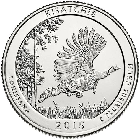 США 25 центов 2015 года Национальный лес Кисатчи. Луизиана, Магазин ...