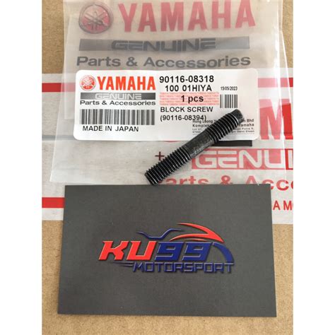 Original Rxz Bolt Stud Screw Blok Tiang Kiri Y Zr Cylinder Skru