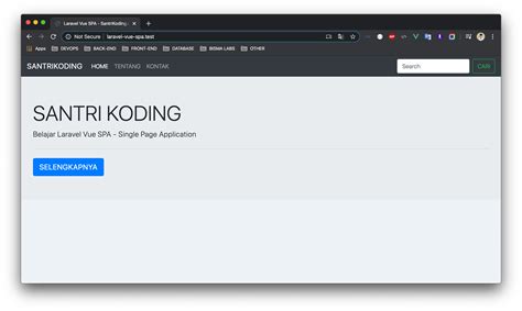 Tutorial Cara Membuat SPA Menggunakan Laravel Dan Vue JS 2 Membuat