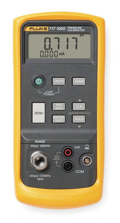 FLUKE Pressure Calibrator 12 To 300 Psi 1GAN1 FLUKE 717 300G Grainger