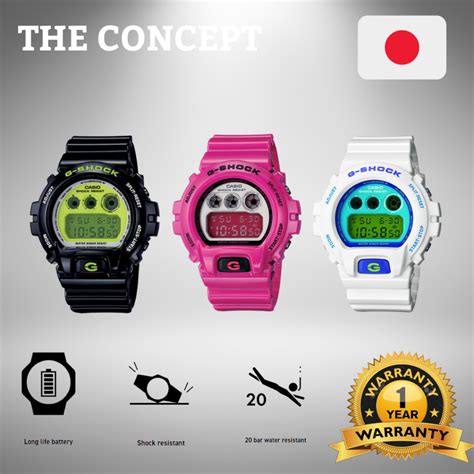 100 Original Casio Japan Set G Shock Crazy Color 2024 DW 6900RCS 1JF