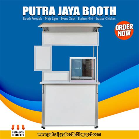 Jual Booth Portable Meja Lipat Event Desk Atap Daftar Menu GRATIS