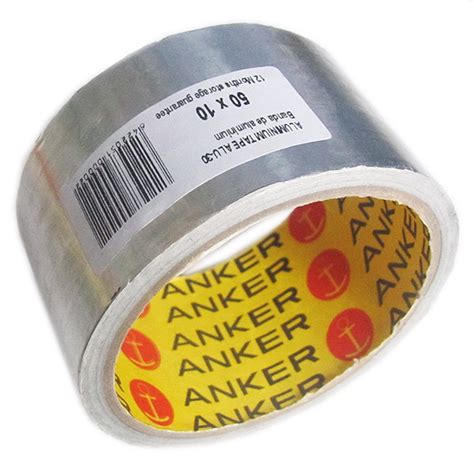 Banda Adeziva Aluminiu Pentru Etansare Anker Argintiu 50 Mm 10 M