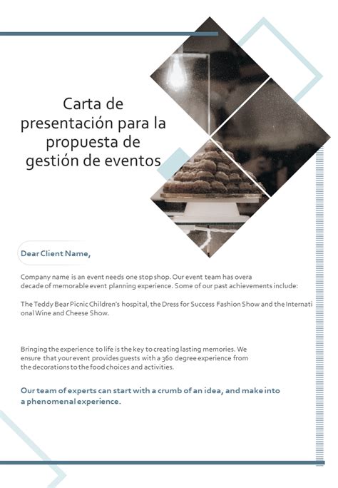 Las 10 Mejores Plantillas De Cartas De Presentación De Gestión De Eventos Con Muestras Y Ejemplos