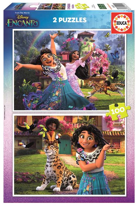 Puzzle 2x100 Encanto Disney 100 Pezzi Puzzle Mania It