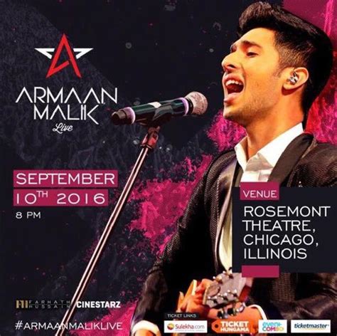 Armaan Malik Live In Concert Rosemont Theatre | Eventcombo