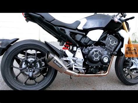 HONDA CB1000R 2018 AKRAPOVIC FULL EXHAUST SYSTEM YouTube