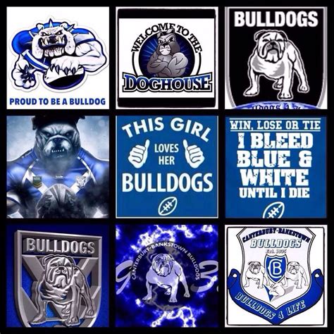 I Love My Bulldogs Nrl Bulldogs Canterbury Bulldogs Bulldog Mascot