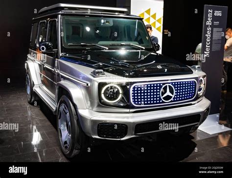 Mercedes Benz Eqg Concept G Class Electric Car Showcased At The Iaa Mobility 2021 Motor Show In