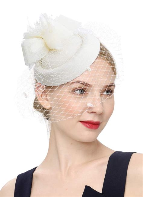 Cizoe Fascinator Hats For Women 20s 50s Vintage Pillbox Hat Kentucky