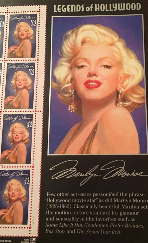 Marilyn Monroe 32 Cent Postage Stamps Etsy