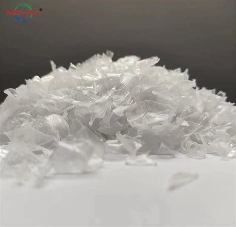 Customized Clear Recycled Plastic Bottle Flakes China Cold Wash