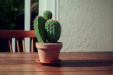 Premium AI Image | cactus on the table